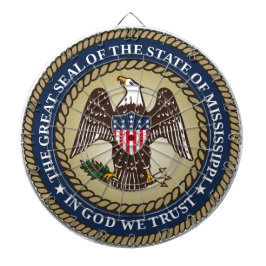 Zegel van Mississippi (Amerikaanse staat) Dartbord