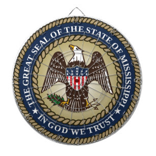 Zegel van Mississippi (Amerikaanse staat) Dartbord