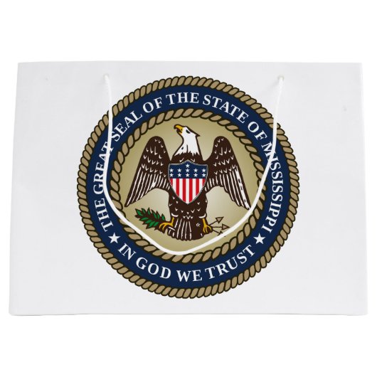 Zegel van Mississippi (Amerikaanse staat) Groot Cadeauzakje (Voorkant)