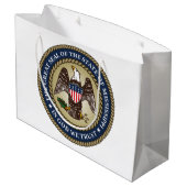 Zegel van Mississippi (Amerikaanse staat) Groot Cadeauzakje (Achterkant Gekanteld)