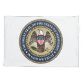 Zegel van Mississippi (Amerikaanse staat) Kussensloop (Achterkant)