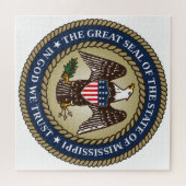 Zegel van Mississippi (Amerikaanse staat) Legpuzzel (Horizontaal)