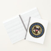 Zegel van Mississippi (Amerikaanse staat) Notitieboek (Binnen)