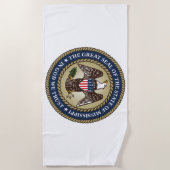 Zegel van Mississippi (Amerikaanse staat) Strandlaken (Voorkant)