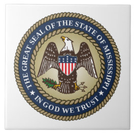Zegel van Mississippi (Amerikaanse staat) Tegeltje