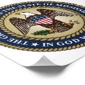 Zegel van Mississippi Poster (Hoek)