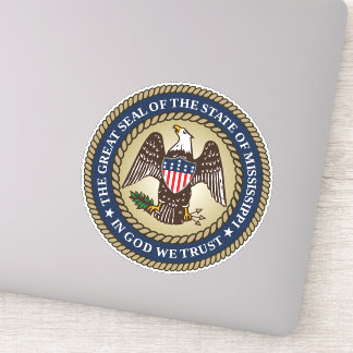 Zegel van Mississippi Sticker