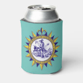 Zegel van Nashville, Tennessee Blikjeskoeler (Blikje Achterkant)