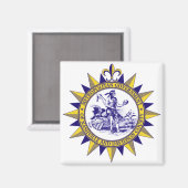 Zegel van Nashville (Tennessee) Magneet (Voorkant / Achterkant)