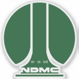 Zegel van New Delhi, India Sticker