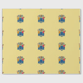 Zegel van New Jersey Cadeaupapier (Vlak)