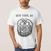Zegel van New York T-shirt (Voorkant)