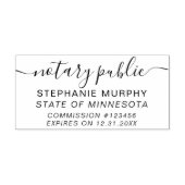 Zegel van notaris op maat gemaakte zelfinktampon  zelfinktende stempel (Design)