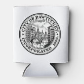 Zegel van Pawtucket, Rhode Island Blikjeskoeler (Voorkant)