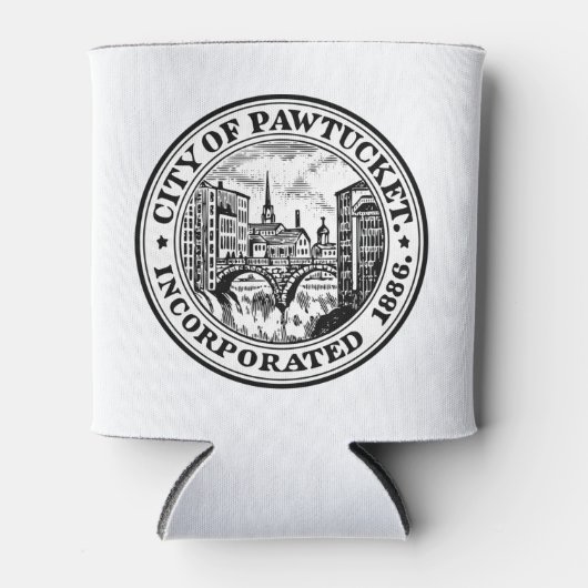 Zegel van Pawtucket, Rhode Island Blikjeskoeler (Voorkant)