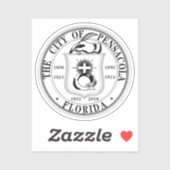 Zegel van Pensacola, Florida Sticker (Vel)