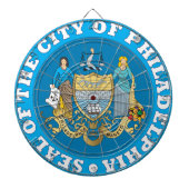 Zegel van Philadelphia Dartbord (Voorkant)