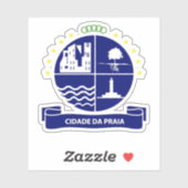 Zegel van Praia, Kaapverdië (Kaapverdië) Sticker (Vel)