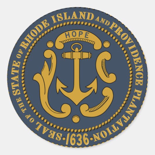 Zegel van Rhode Island (Voorkant)