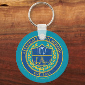 Zegel van Riverdale High School Sleutelhanger (Voorkant)