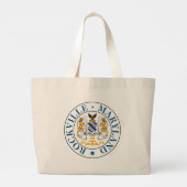 Zegel van Rockville, Maryland Grote Tote Bag (Achterkant)