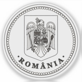 Zegel van Roemenië Sticker