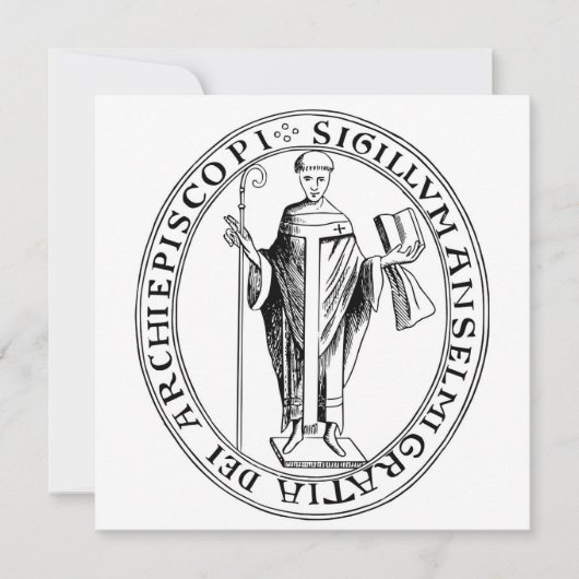 Zegel van Saint-Anselm van Canterbury (Voorkant)