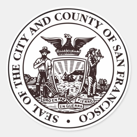 Zegel van San Francisco, CA (Voorkant)