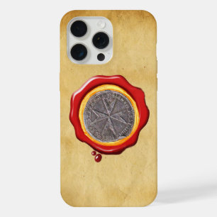 Zegel van St. Stephen Tuscany Medici WAX perkament iPhone 15 Pro Max Hoesje