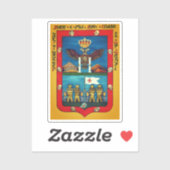 Zegel van Sucre, Bolivia Sticker (Vel)