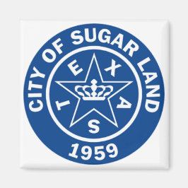 Zegel van Sugar Land (Texas) Magneet