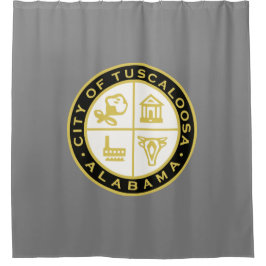 Zegel van Tocaloosa (Alabama) Douchegordijn