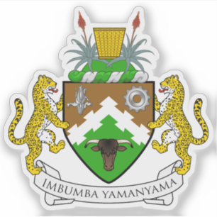 Zegel van Transkei, de Republiek Zuid-Afrika Sticker