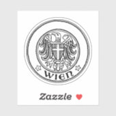Zegel van Wenen, OOSTENRIJK Sticker (Vel)