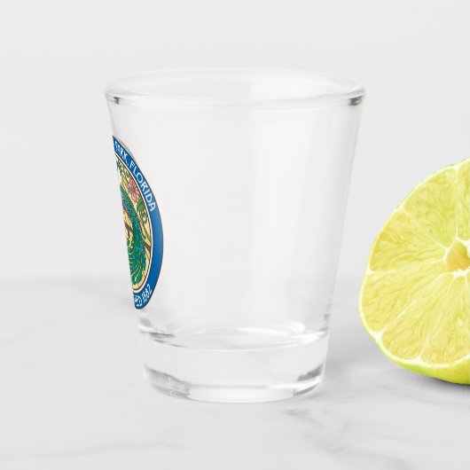 Zegel van Winter Park, Florida Shot Glas (Rechts)