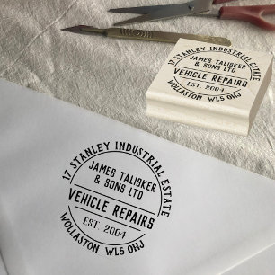 Zegel voor Autoreparatiebedrijf Rubberstempel