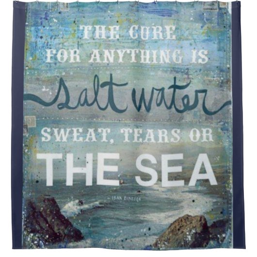  zegel voor de douche douchegordijn (Voorkant)