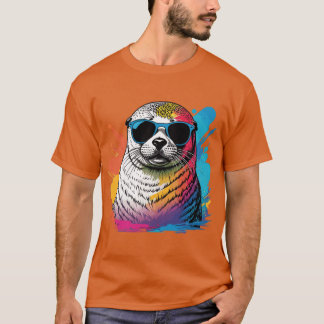 Zegel vrienden familie t-shirt