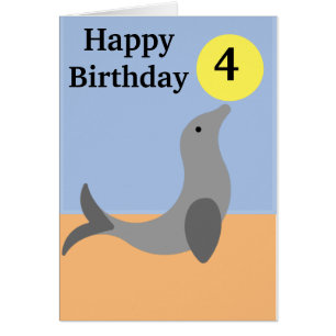 Zegel waarbij een gele kogelleeftijd in evenwicht