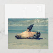 zegelgolf briefkaart (Voorkant / Achterkant)