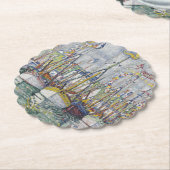  zegeling van de tonijnvloot in Groix Kartonnen Onderzetters (Gekanteld)