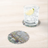  zegeling van de tonijnvloot in Groix Kartonnen Onderzetters (Insitu)