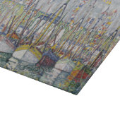 zegeling van de tonijnvloot in Groix Snijplank (Hoek)