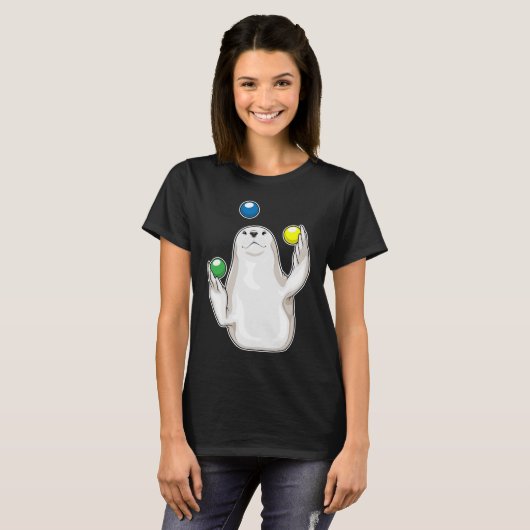 zegeljongleur t-shirt (Voorkant volledig)