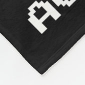 Zegelmodus Geactiveerde Pixel Art Zegel Retro Game Fleece Deken (Hoek)