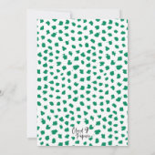 Zegeloze kerstfeestdag met kerstmis Dalmatian Dog Kaart (Achterkant)