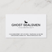 zegelpictogram visitekaartje (Achterkant)