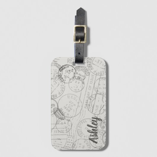  zegels bagagelabel (Voorkant (verticaal))