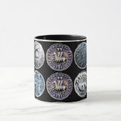 ZEGELS VAN DE KNIGHTS TEMPLAR Black Mok (Midden)