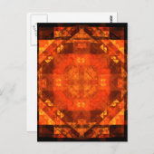 Zegen Abstract Kunst Briefkaart (Voorkant / Achterkant)